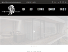 Tablet Screenshot of innovativebuilders.com